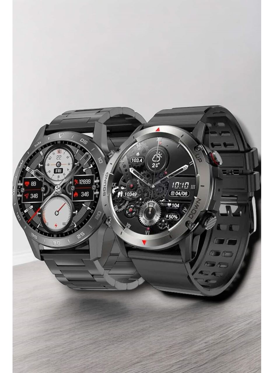 Çift Kordonlu Yüksek Çözünürlüklü Akıllı Saat Uyku İzleyici & Spor Modları