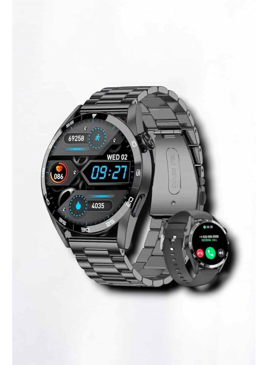 Suya Dayanıklı Dokunmatik Akıllı Saat Bluetooth 5.0, Sesli Asistan ve Sağlık Takibi