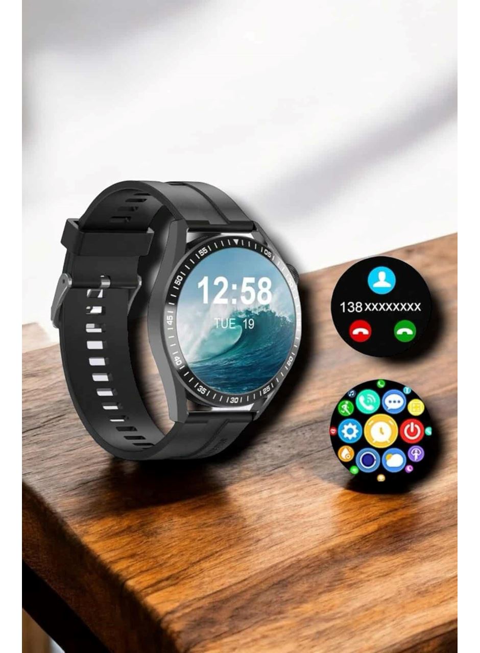 NFC ve Kablosuz Şarjlı Akıllı Saat EKG, Nabız & Spor Modları ile iOS ve Android Uyumlu