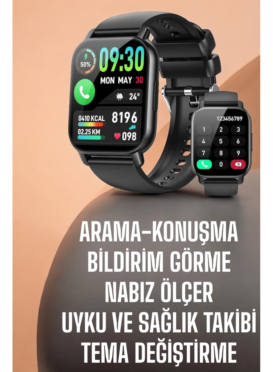 Yeni Nesil Akıllı Saat Arama Bildirimleri, Uyku & Kalp Atış Takibi