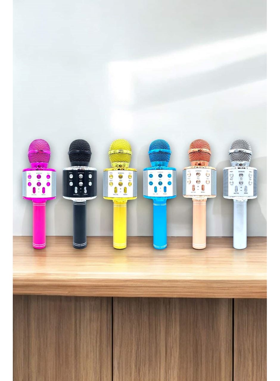 Taşınabilir Bluetooth Karaoke Mikrofon: Hafıza Kart Girişli, Etkileyici Performans