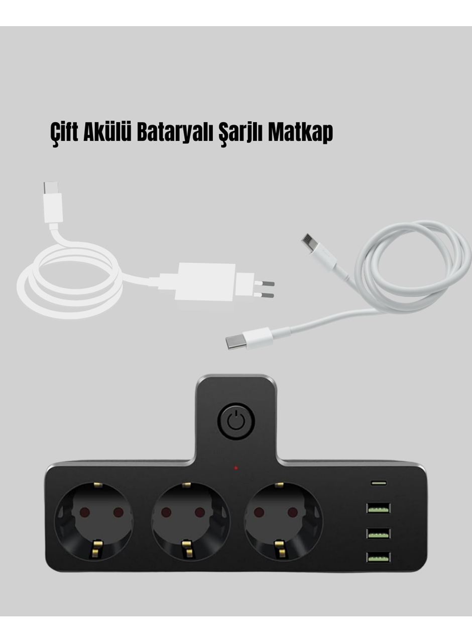 Ev ve Ofis İçin Akıllı Çoklu Priz 7 Girişli