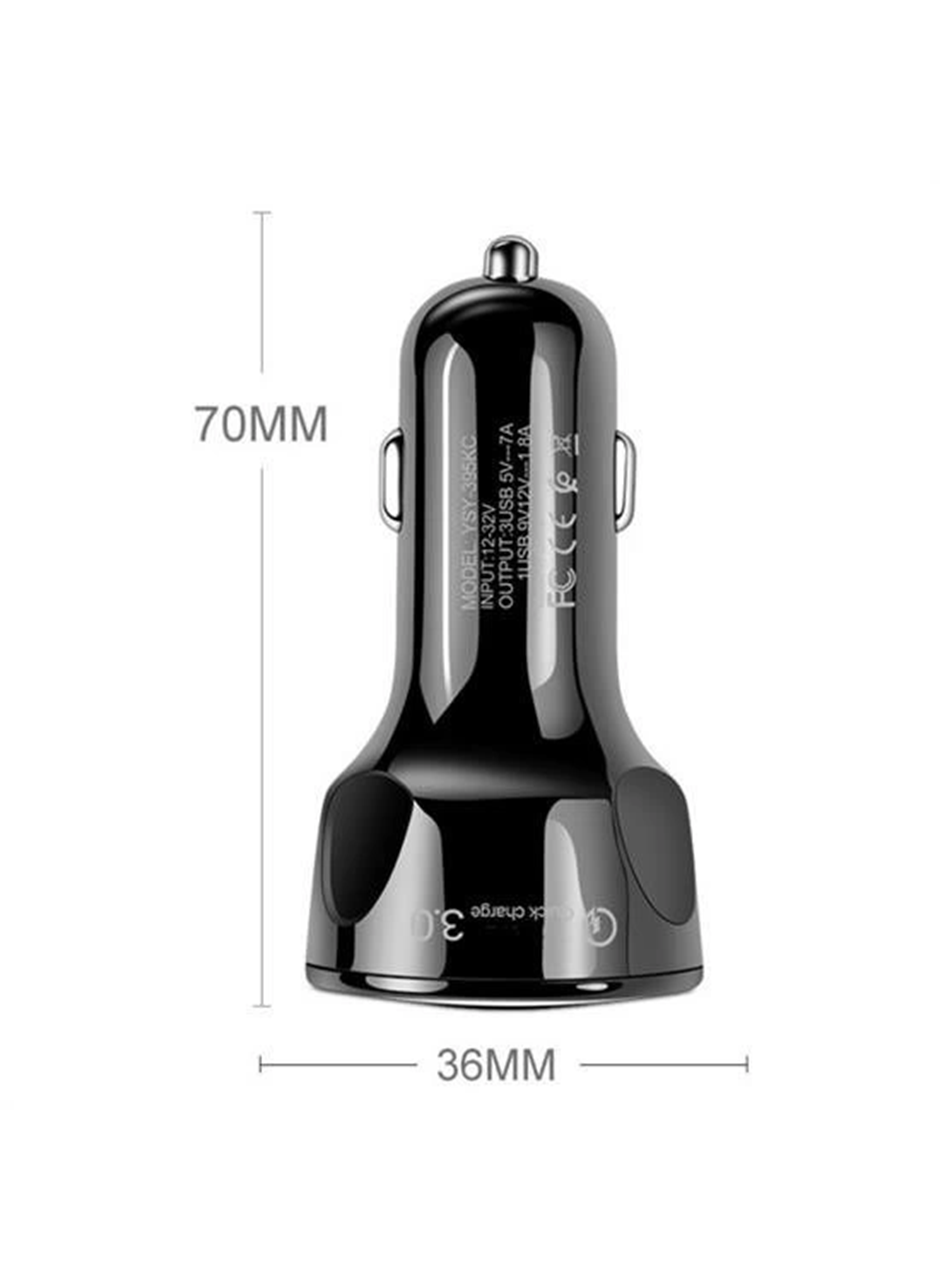 55w 3 Port Usb Araç İçin Telefon Şarj Cihazı 3 Girişli Çakmaklık Adaptör-31a Pd 20w Qc 30 (