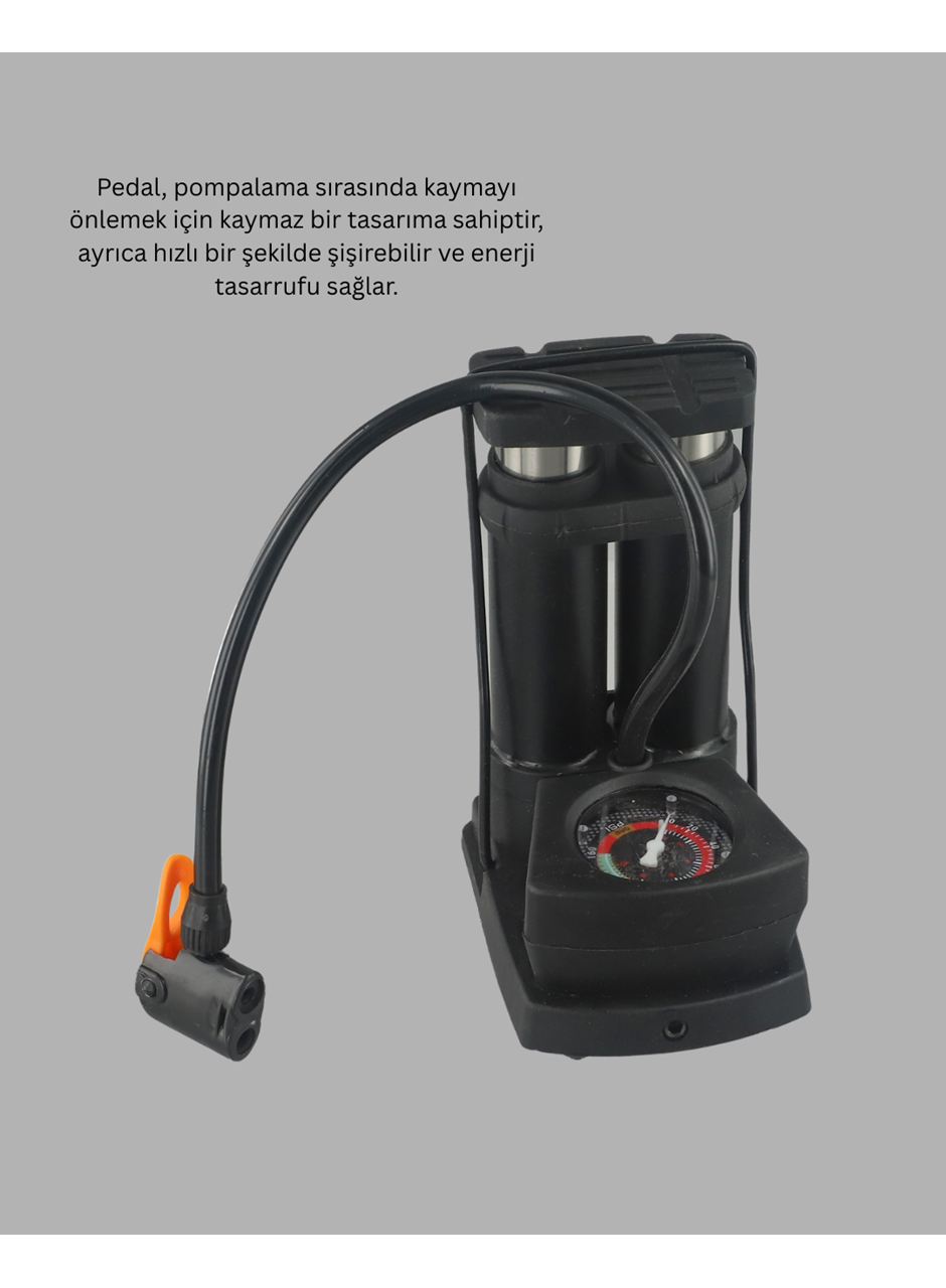 Çok Amaçlı Ayaklı Lastik Pompası Yüksek Hassasiyetli