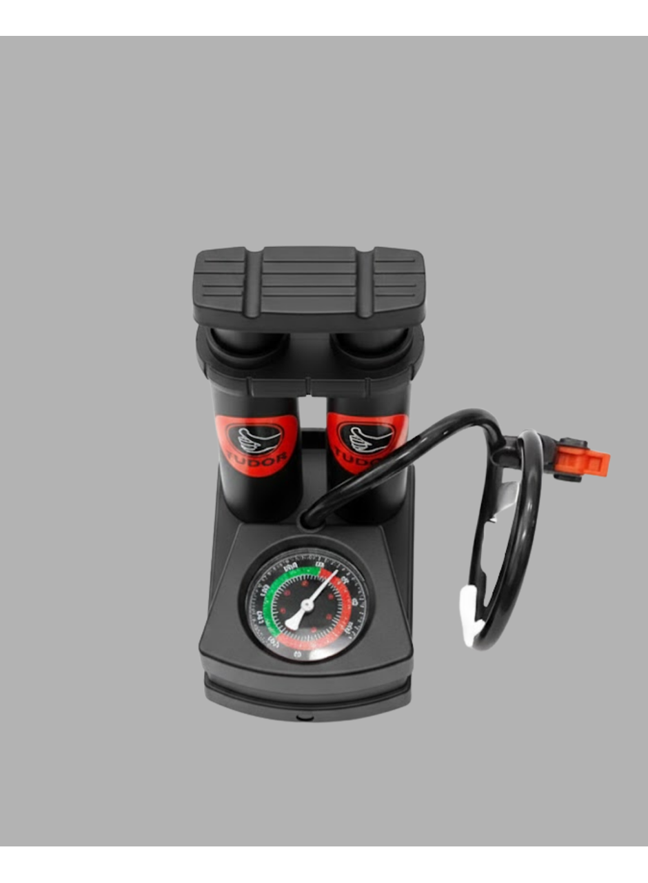 Basınç Saatli Ayak Pompası Bisiklet ve Araç Uyumlu