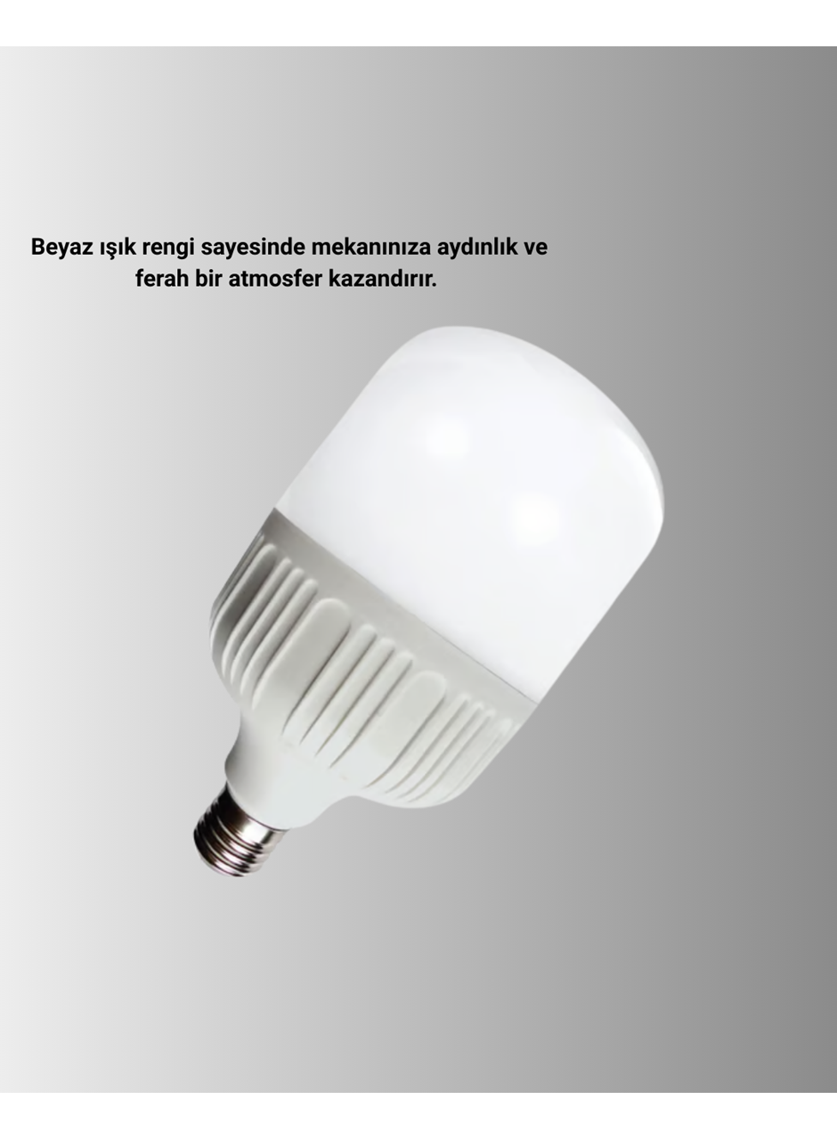 Elektrik Kesintileri İçin Şarjlı LED Ampul 30W E27 Beyaz Işık