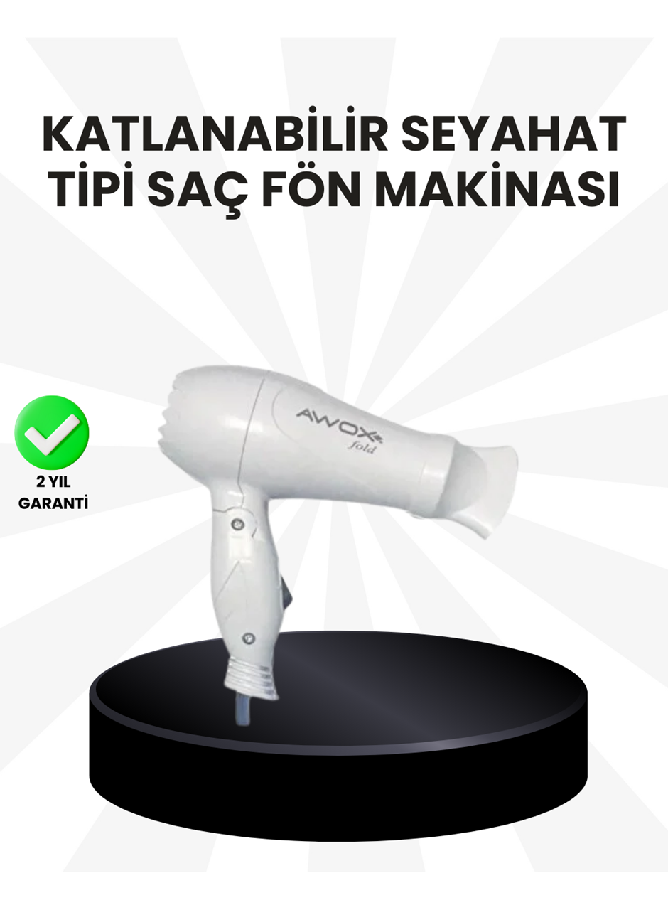 Taşınabilir Fön Makinesi Katlanır Gövde Enerji Tasarruflu
