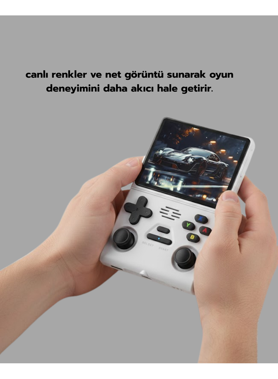 Geniş Ekranlı Taşınabilir Retro Oyun Konsolu
