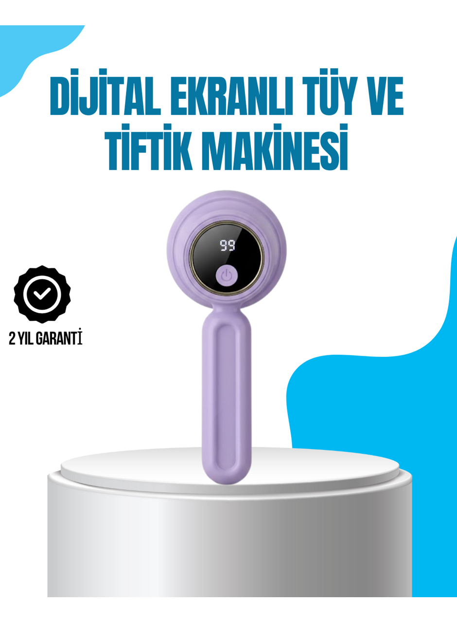 Şarjlı Tiftik Temizleme Makinesi Kablosuz Pratik Kullanım