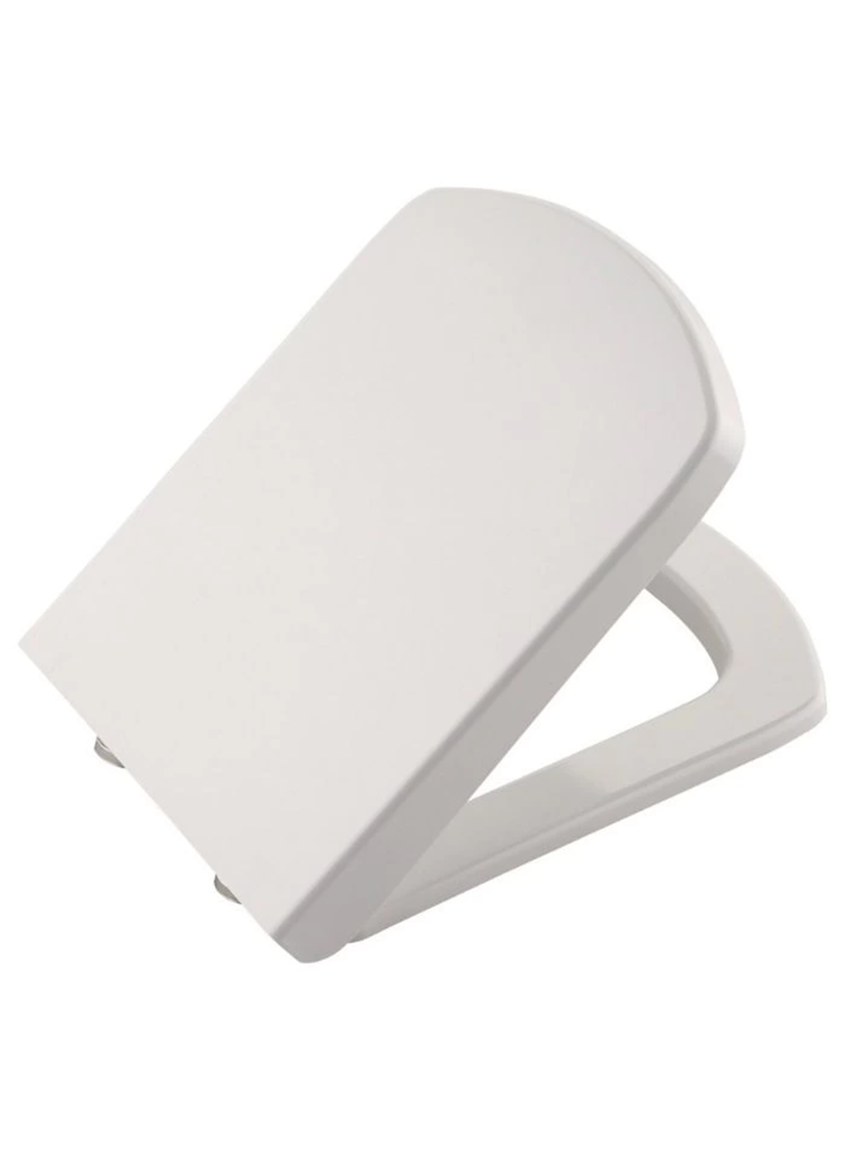 Premium Lüks Kare Amartisörlü Yavaş Kapanan Klozet Kapağı (