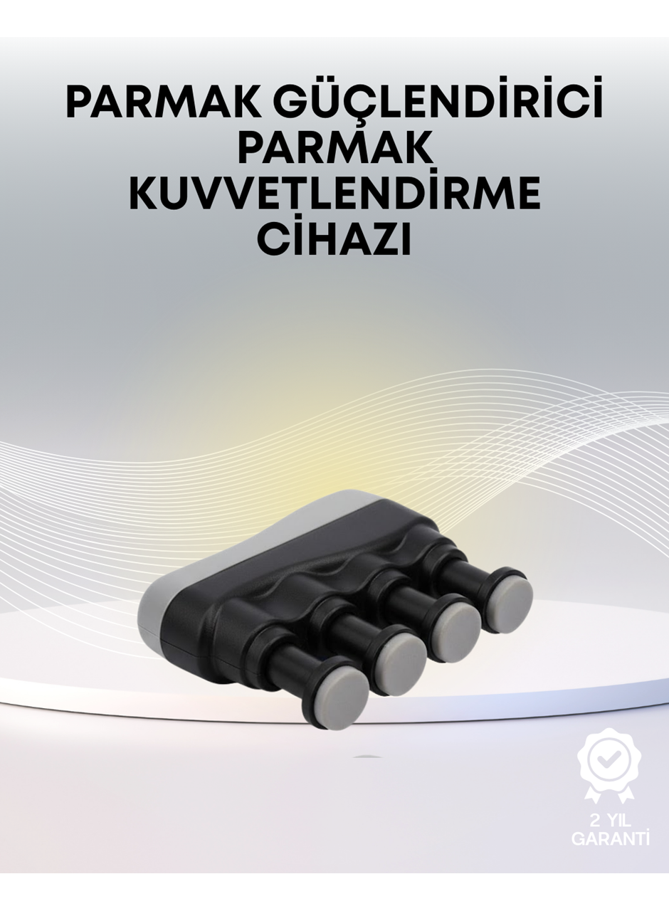 Ergonomik Parmak Egzersiz Aleti El ve Bilek Güçlendirici