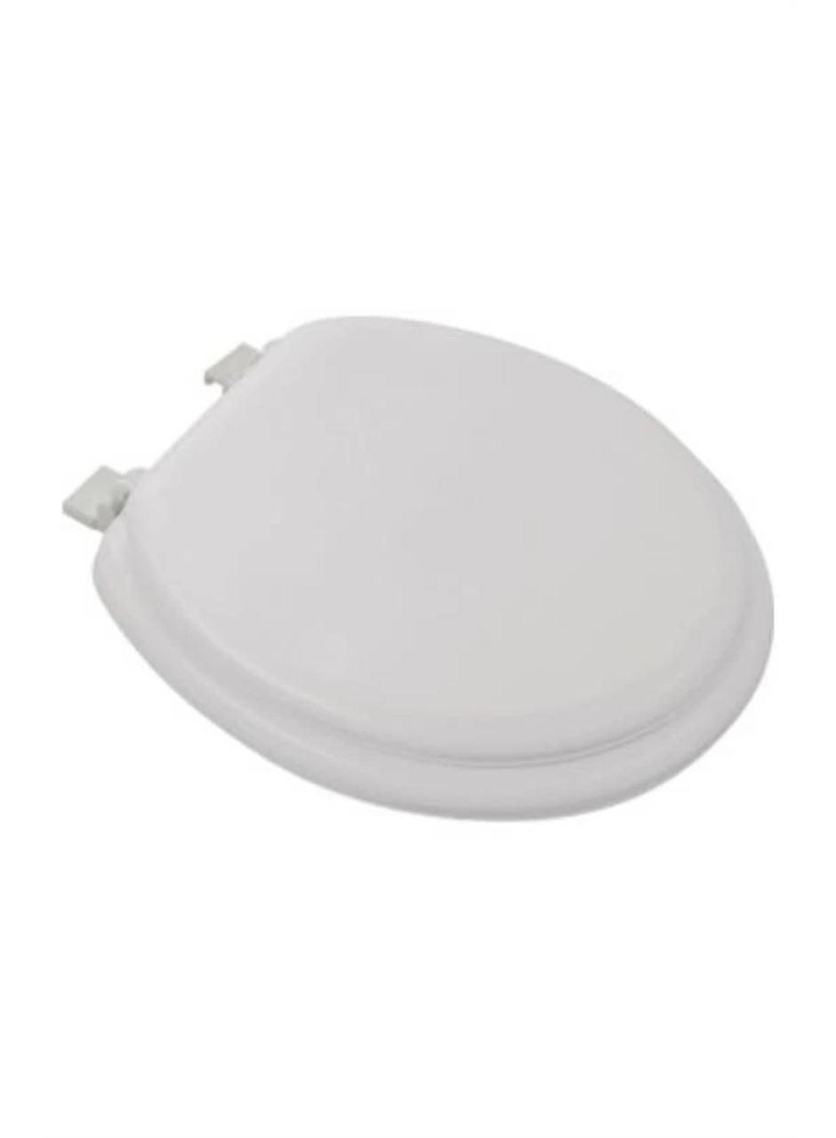 Yumuşak Puf Süngerli Ergonomik Rahat Beyaz Renk Klozet Kapağı (