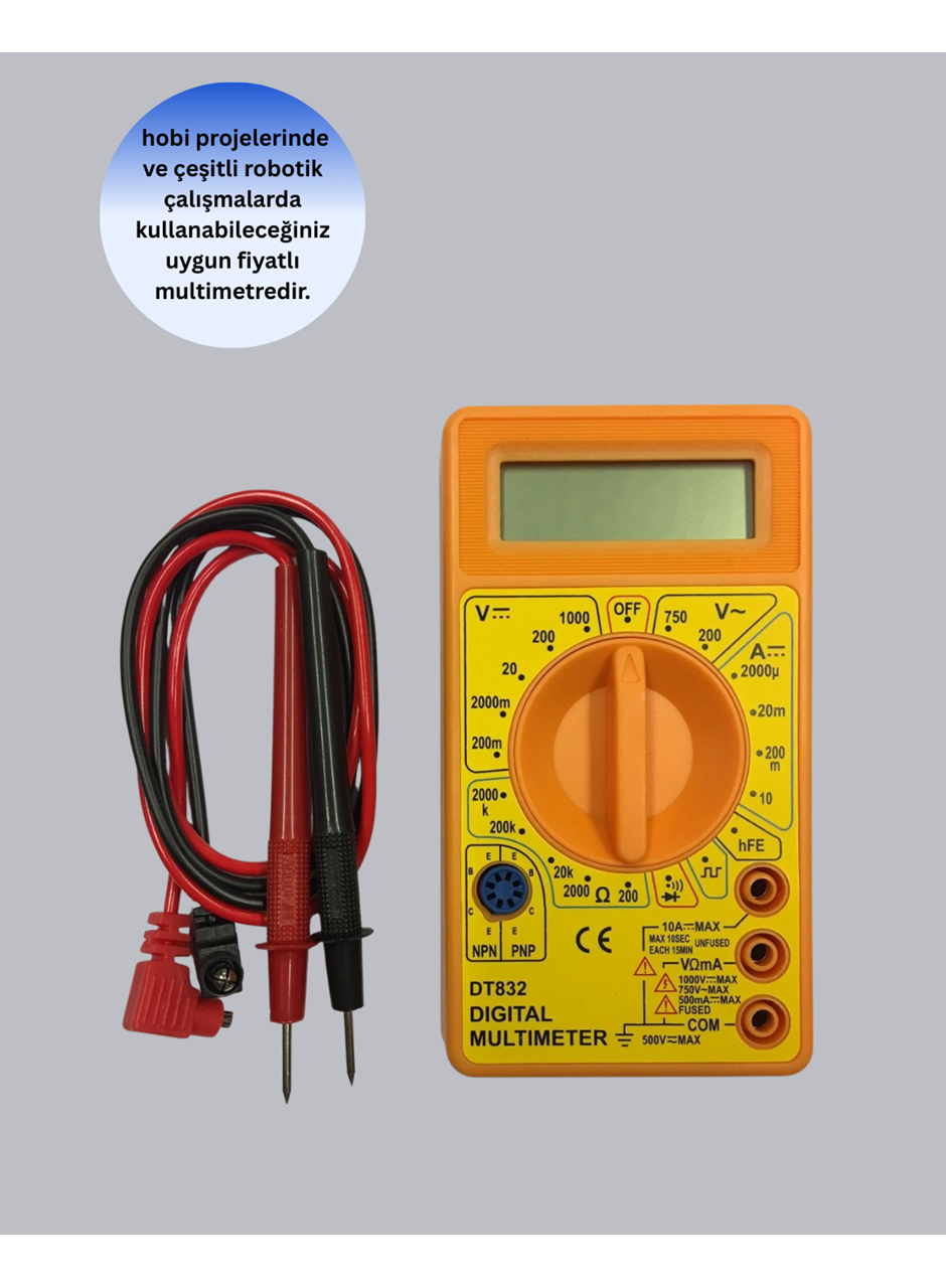 LCD Ekranlı Dijital Ölçü Aleti Ev ve Atölye Kullanımı