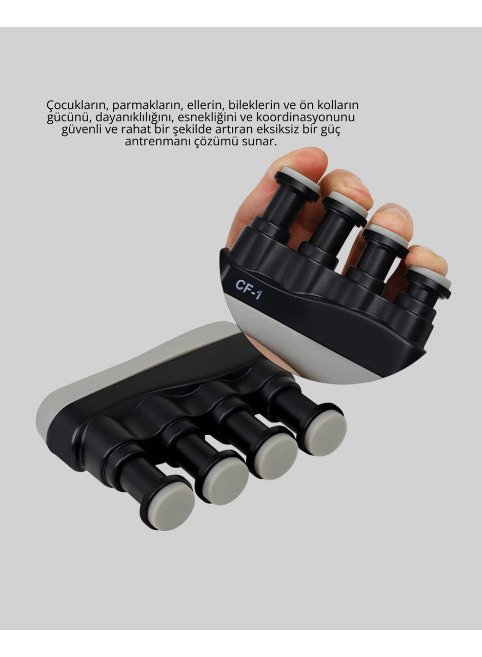 Ergonomik Parmak Egzersiz Aleti El ve Bilek Güçlendirici