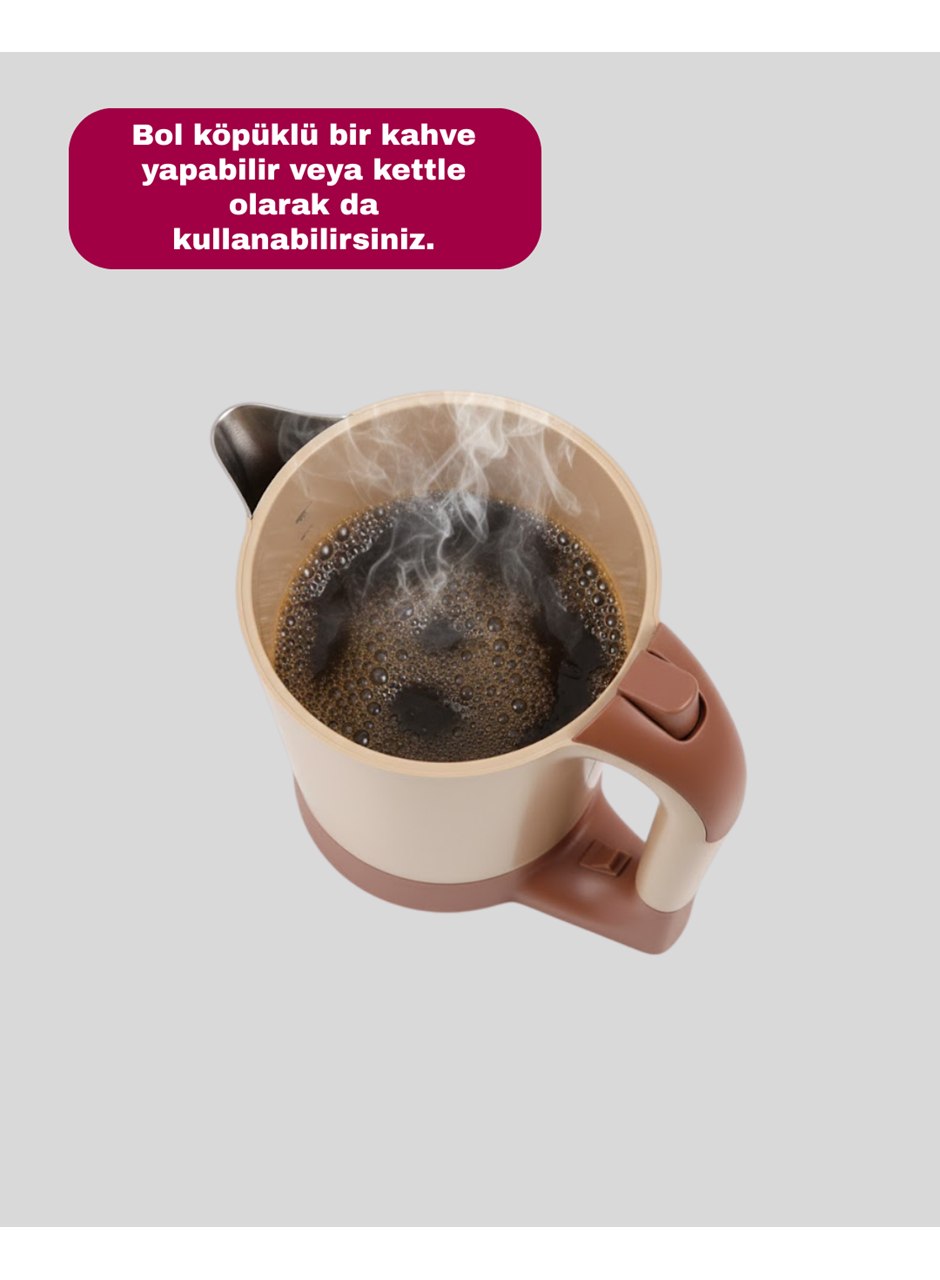 Bol Köpüklü Türk Kahvesi Makinesi Çok Amaçlı Kullanım