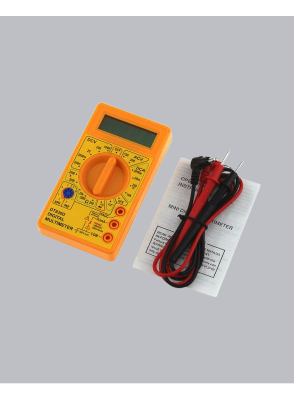 Profesyonel Dijital Multimetre Volt Amper Direnç Ölçümü