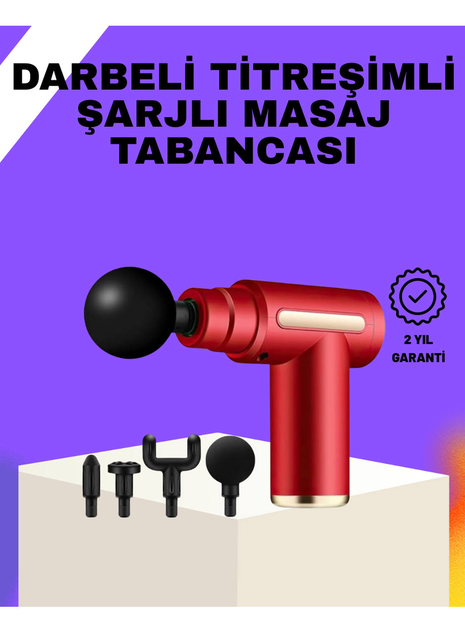 Şarjlı Masaj Tabancası Spor Sonrası Kas Rahatlatma İçin