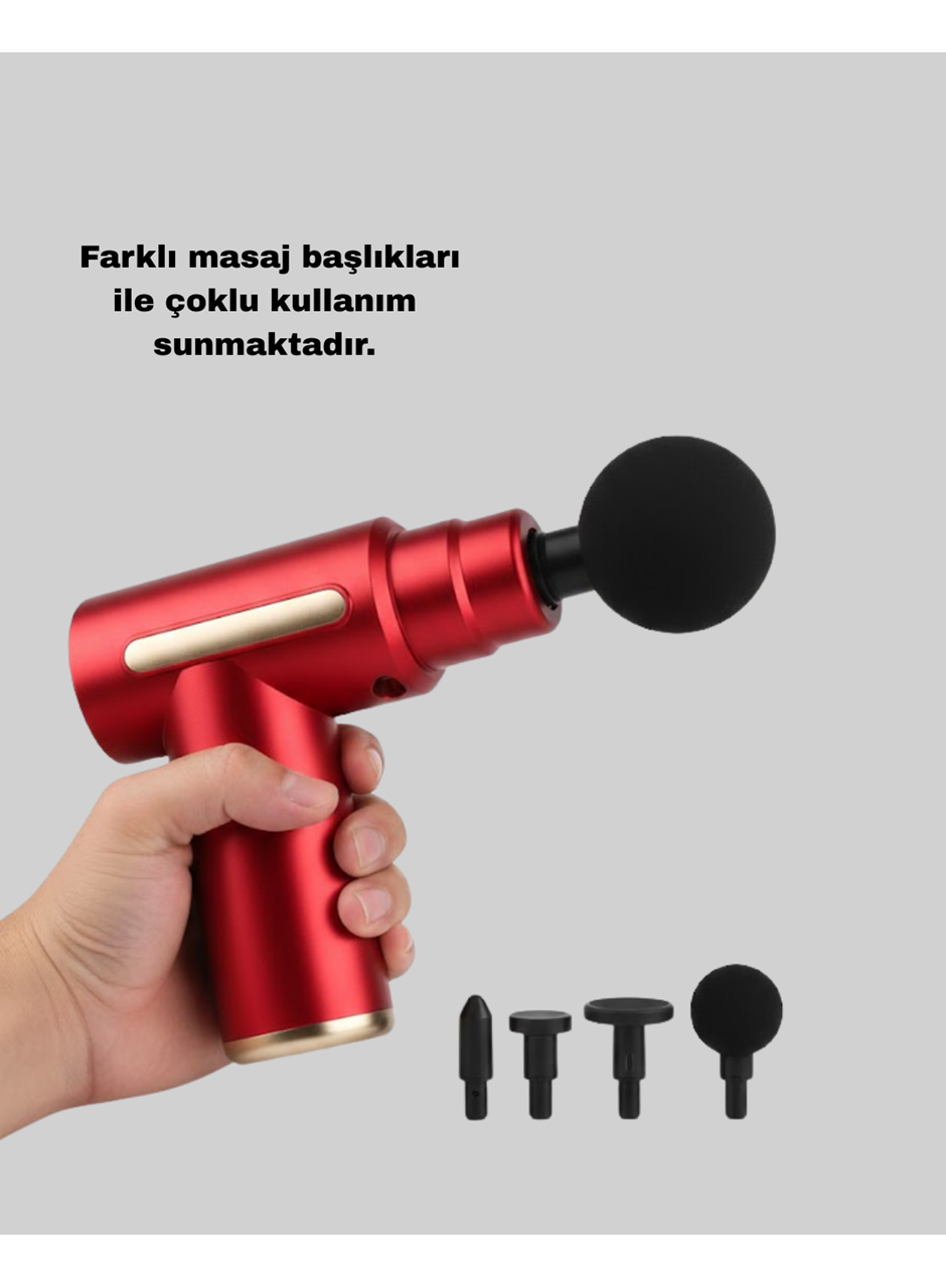 Şarjlı Masaj Tabancası Spor Sonrası Kas Rahatlatma İçin
