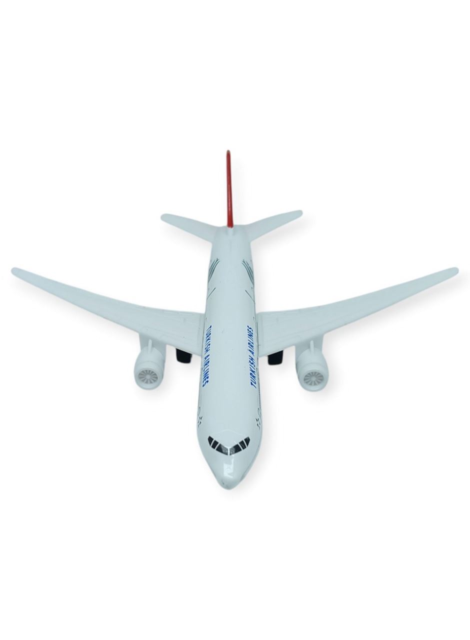 Çek Bırak Metal Yolcu Uçağı - 15 cm - Küçük Boy