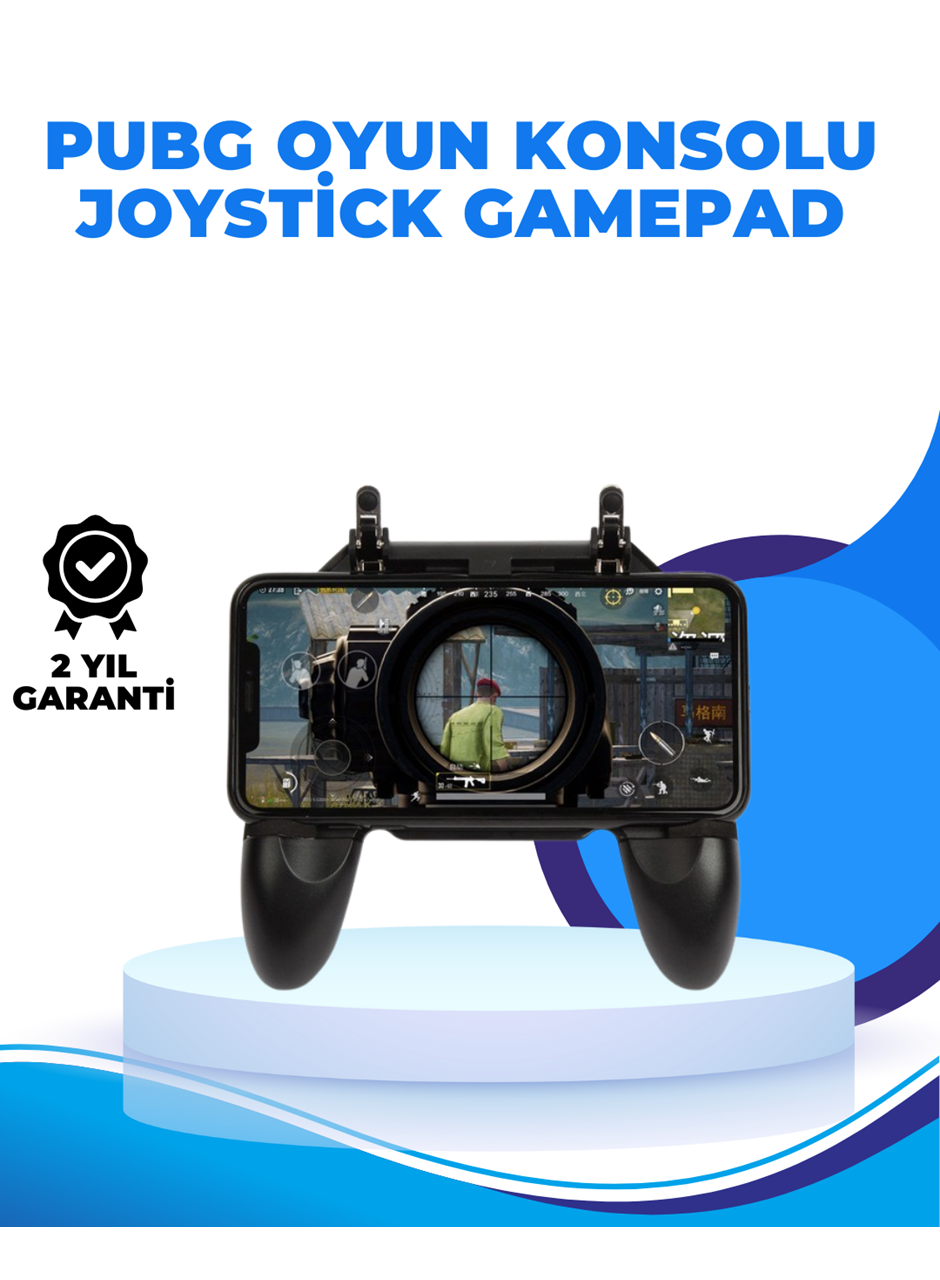 Joystickli ve Tetikleyicili PUBG Mobile Gamepad Oyun Kontrolcüsü
