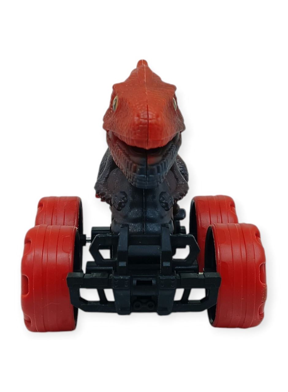 Sürtmeli Dinazor Arabalar 12 cm - H-20 - Kırmızı Parasaurolophus