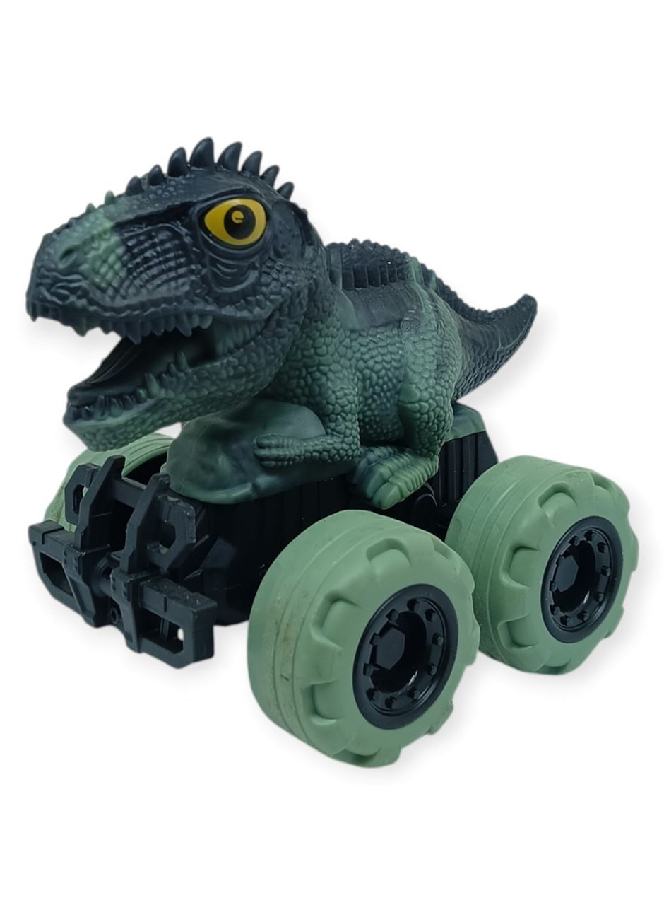 Sürtmeli Dinazor Arabalar 12 cm - H-20 - Stegosaurus - Yeşil