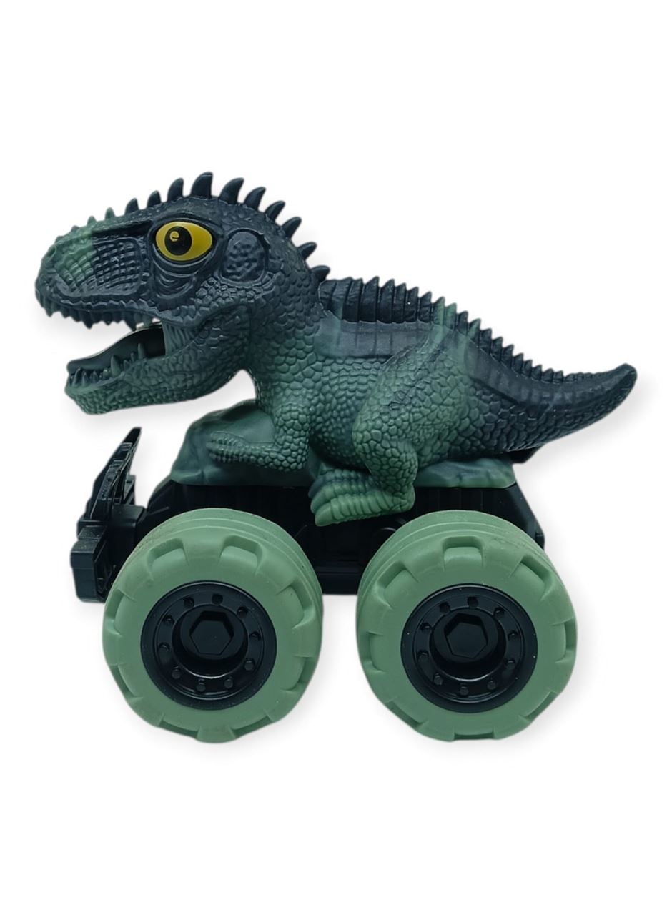 Sürtmeli Dinazor Arabalar 12 cm - H-20 - Stegosaurus - Yeşil