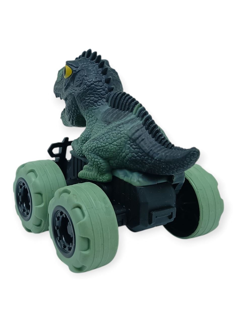 Sürtmeli Dinazor Arabalar 12 cm - H-20 - Stegosaurus - Yeşil