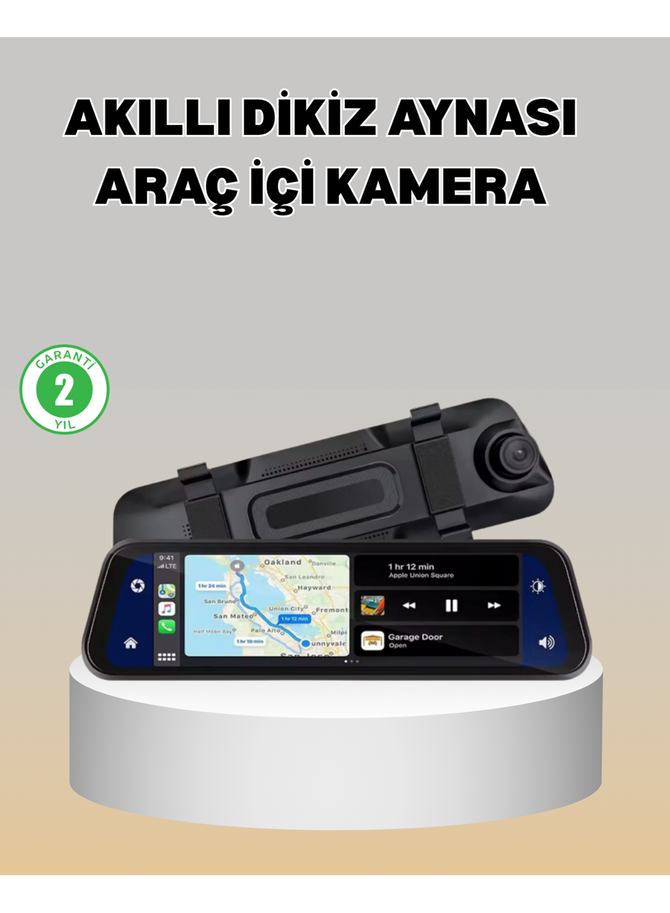 Gece Görüşlü Araç Dikiz Aynası Kamera Park Monitörlü