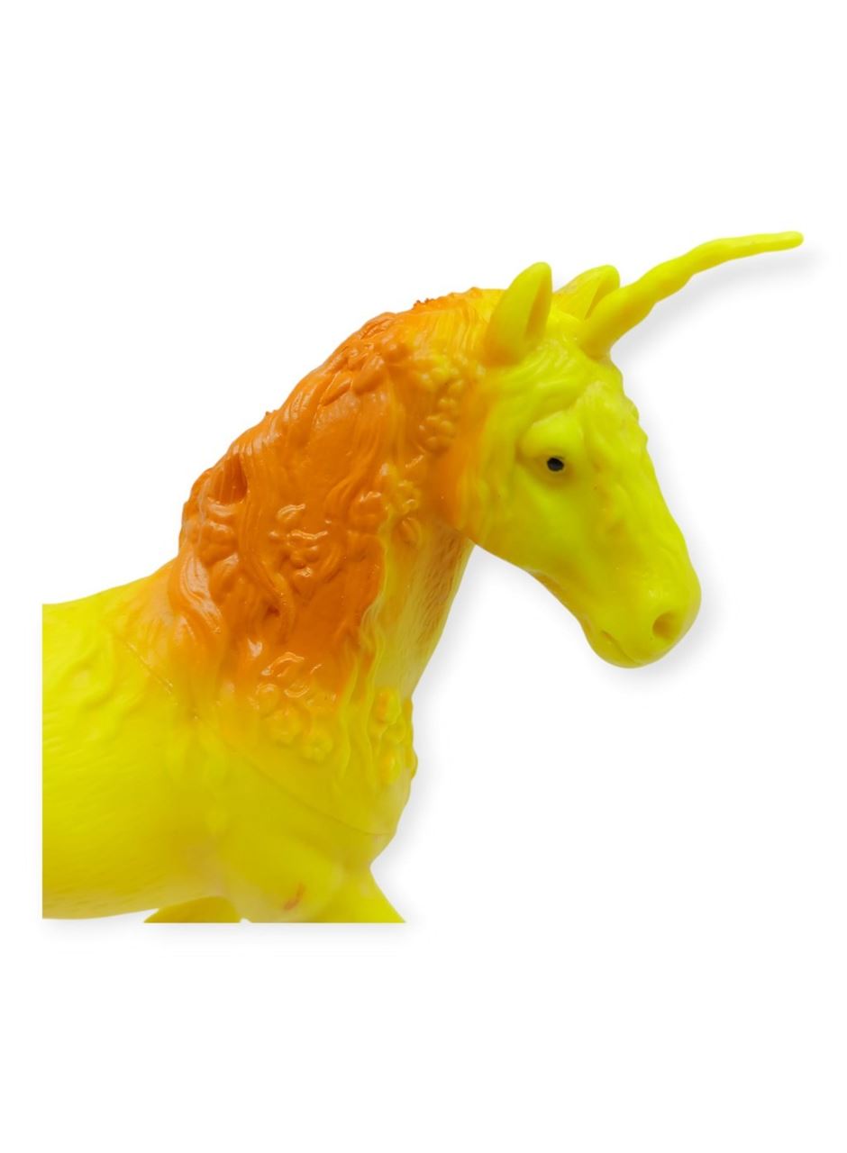 Çiftlik Hayvanları Serisi - Efsanevi Unicorn 12 cm - Sarı - Turuncu