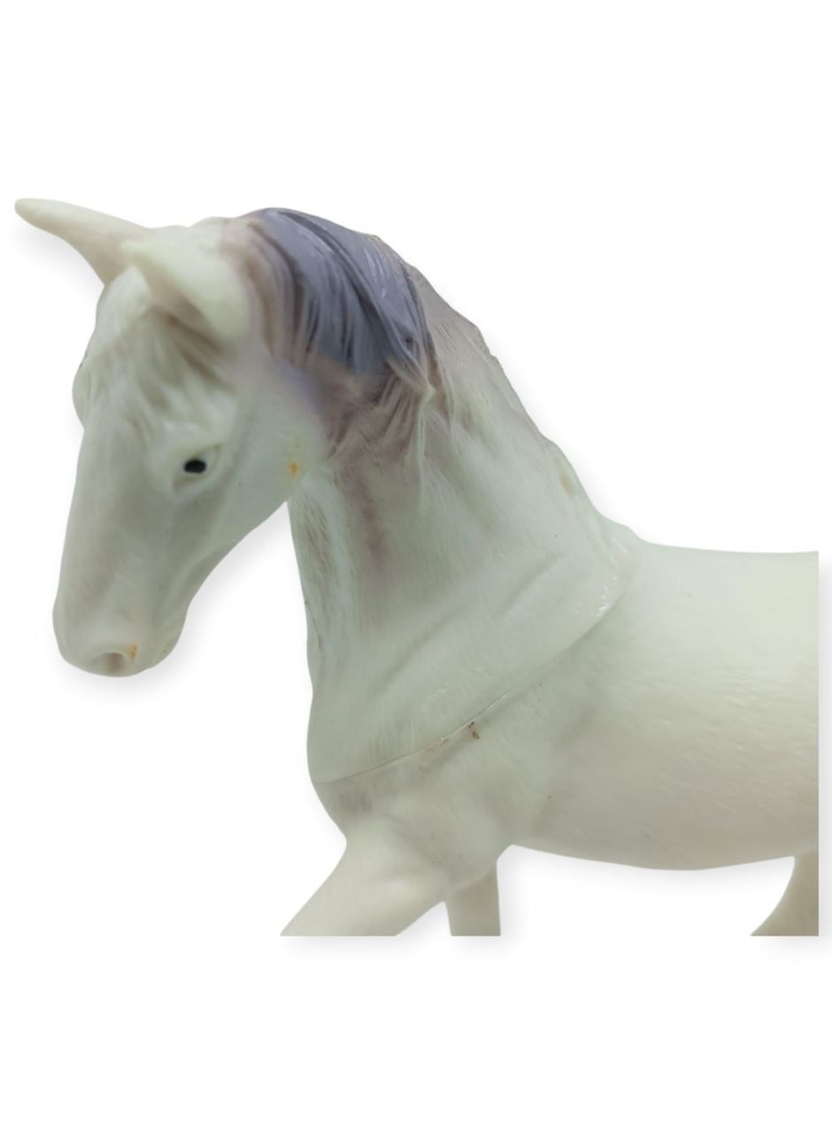 Çiftlik Hayvanları Serisi - Yarış Atı 12 cm - Beyaz