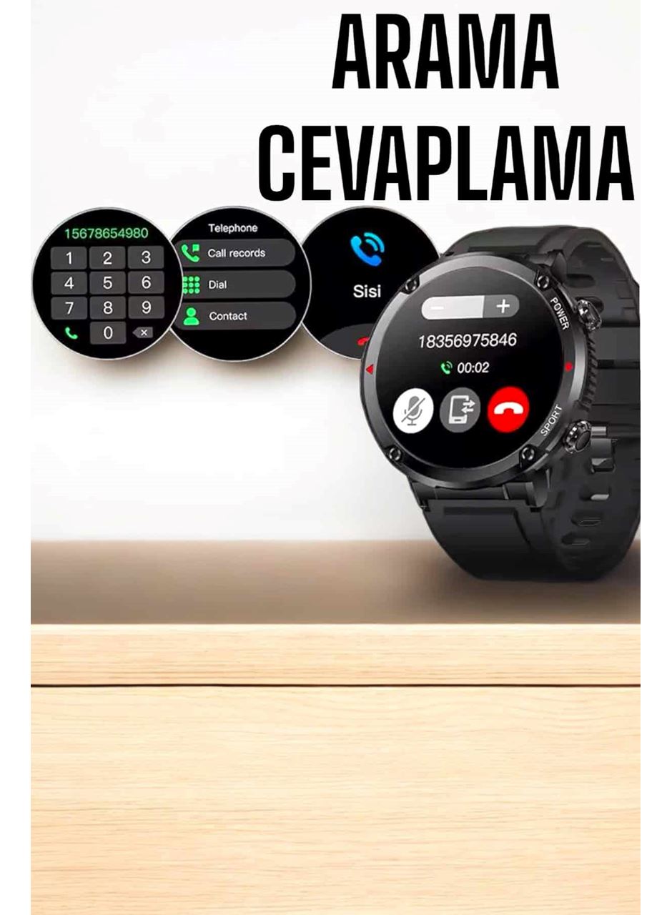 Akıllı Saat Yeni Nesil Bluetooth Bağlantılı Uyku ve Sağlık Takibi NFC ve GPS