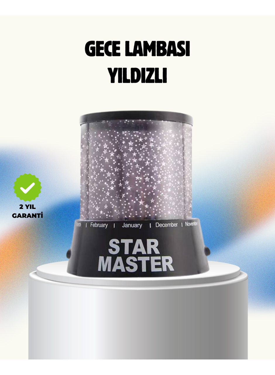 Renk Değiştirmeli LED Yıldız Projektör Parti ve Gece Lambası