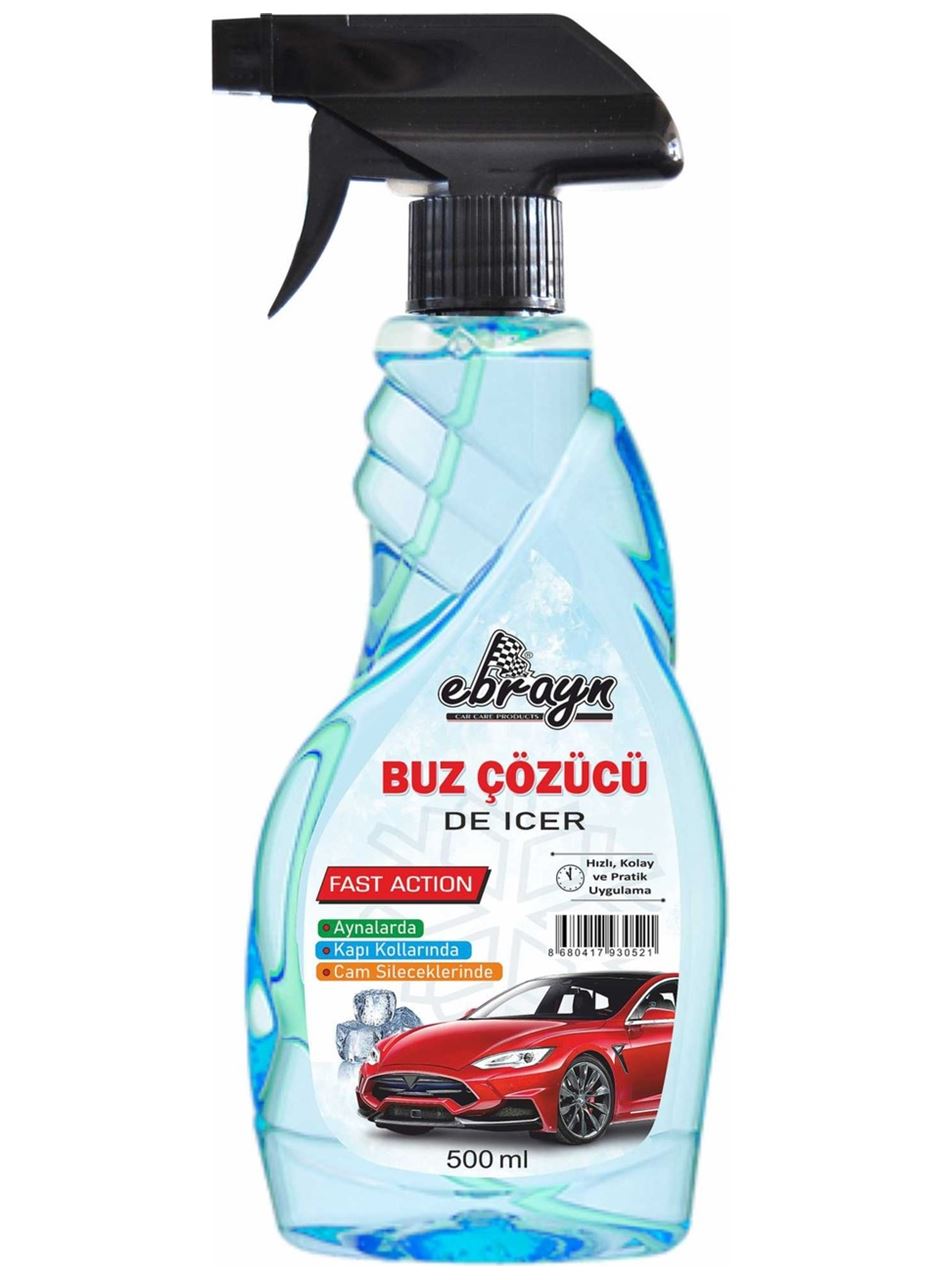 Buz Çözücü 500 ml Hızlı Etkili Araç Cam Yüzeyleri ve Kapı Fitilleri İçin