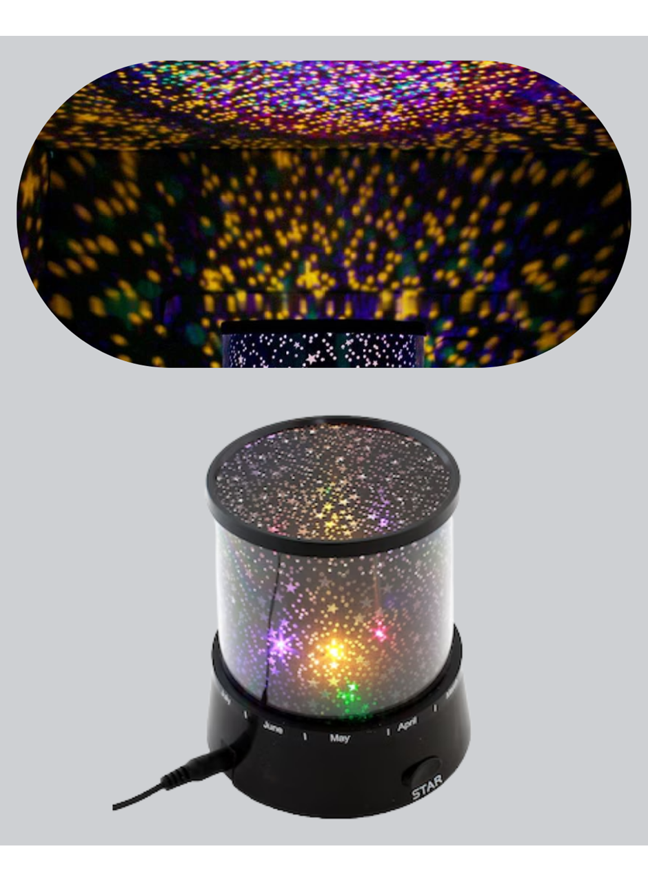 Odayı Yıldızlarla Dolduran Galaxy Efektli LED Projektör Işık