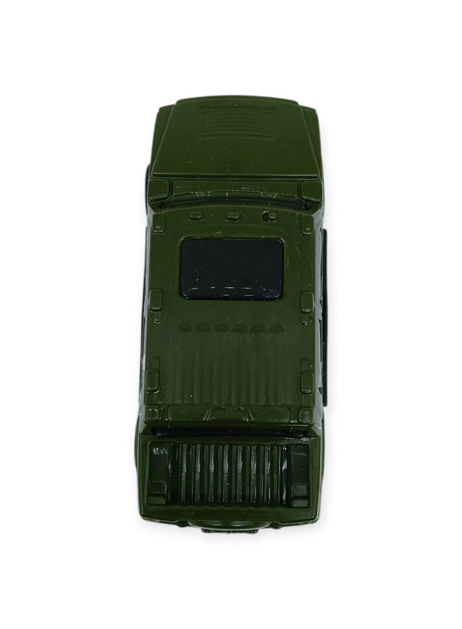 Çek Bırak Arabalar 10 Cm - Yeşil Çift Kabin Pick-Up