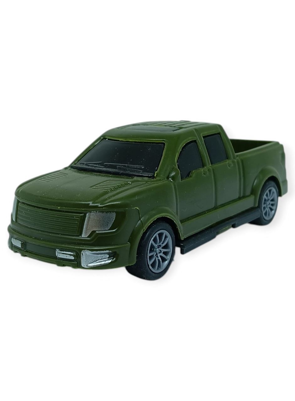 Çek Bırak Arabalar 10 Cm - Yeşil Pick-Up