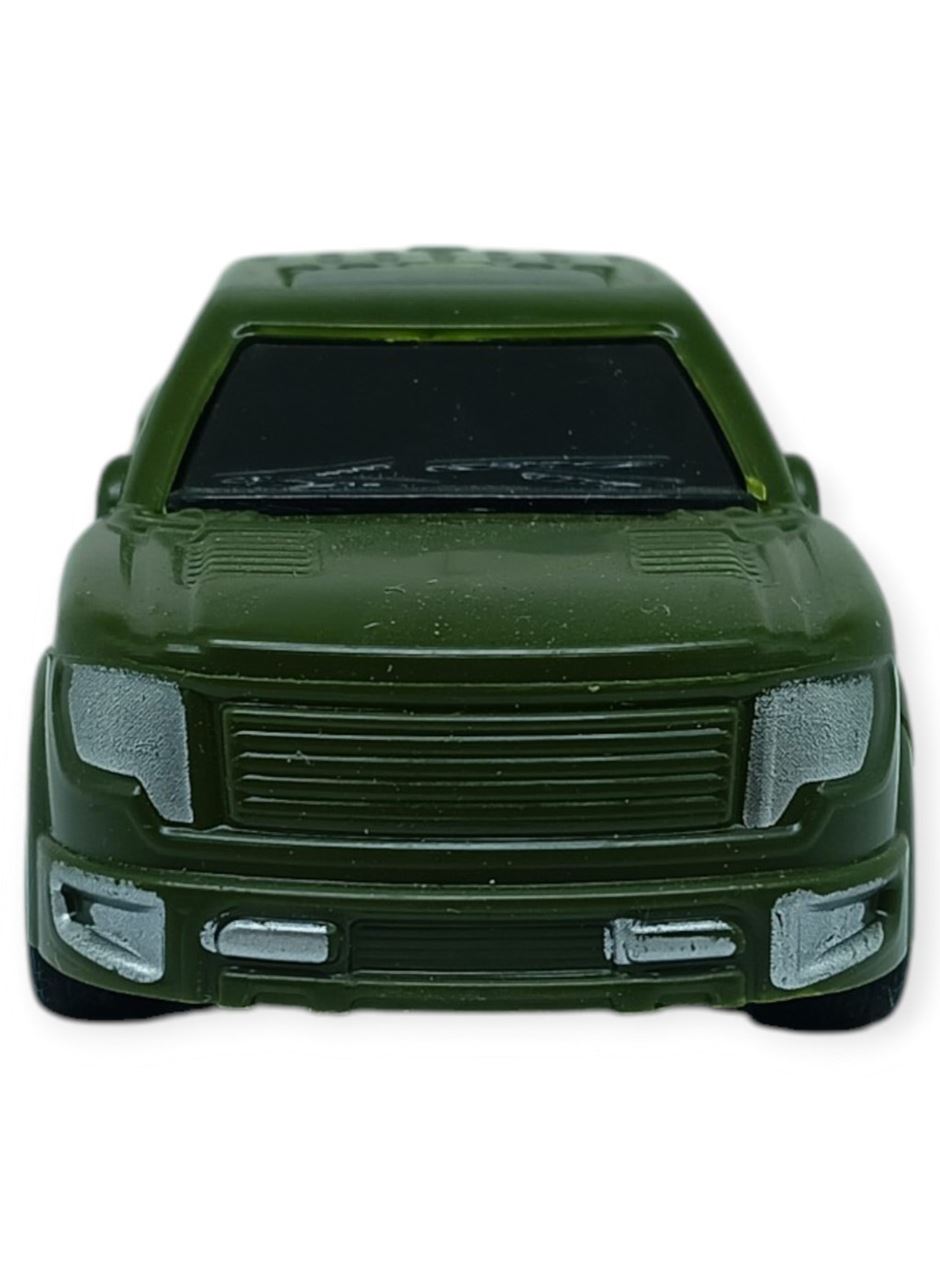 Çek Bırak Arabalar 10 Cm - Yeşil Pick-Up