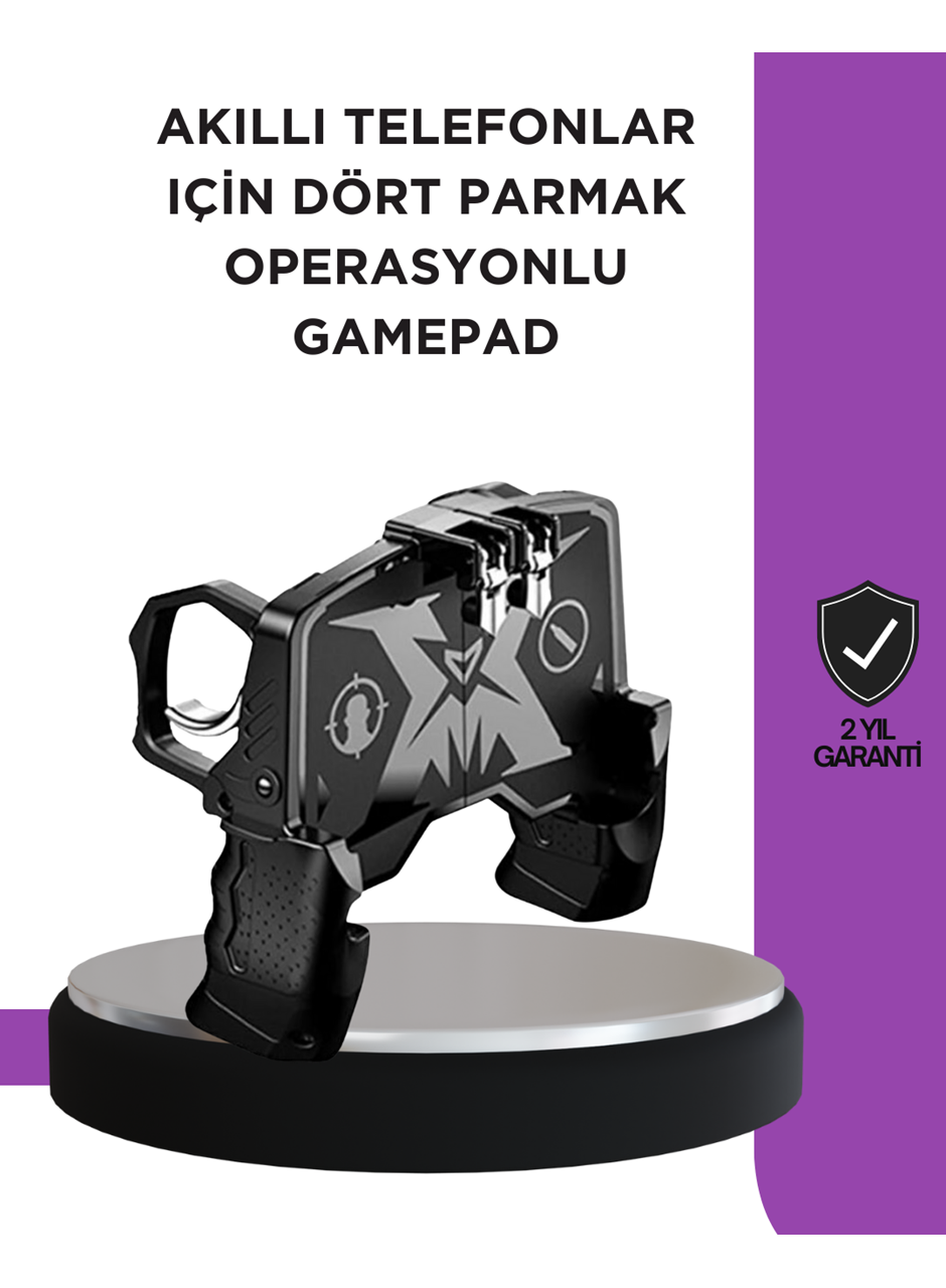 Tetikli Mobil Gamepad Ergonomik Kavramalı Oyun Aparatı
