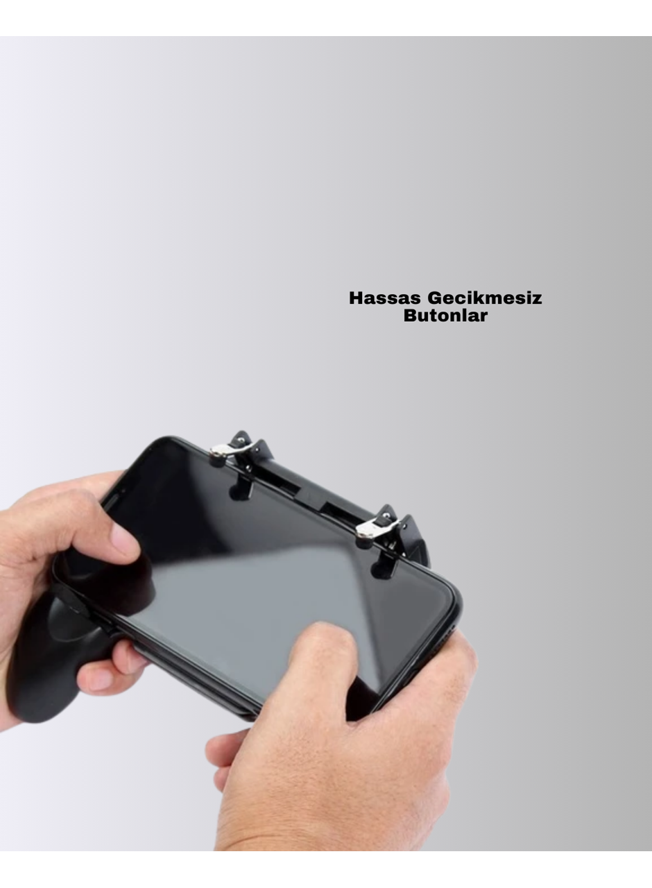 PUBG Mobile İçin Tetikleyicili Joystickli Telefon Gamepadi