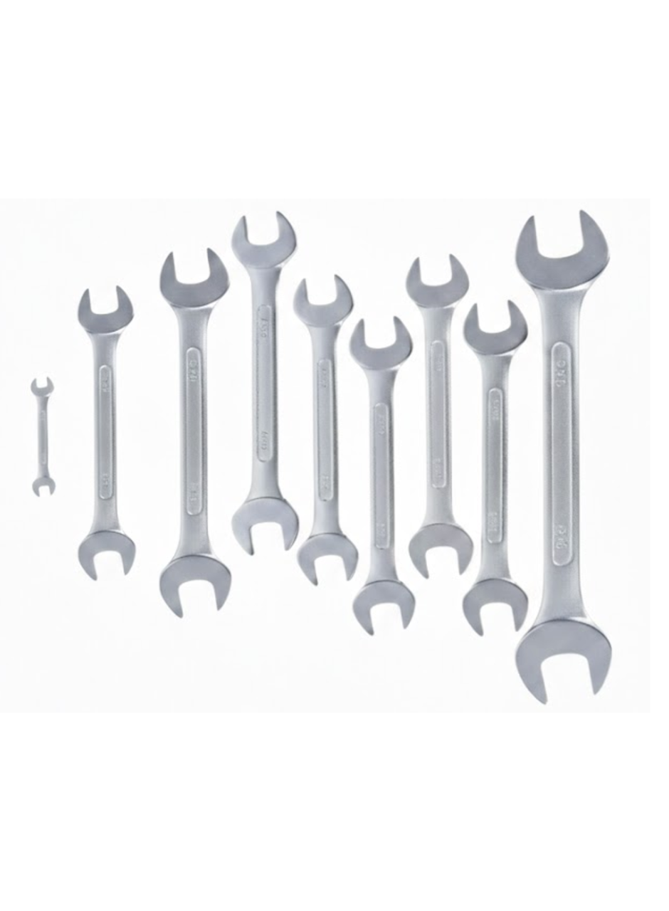 Açık Ağız Kombine Anahtar Seti 8 Ölçü Dayanıklı Yapı