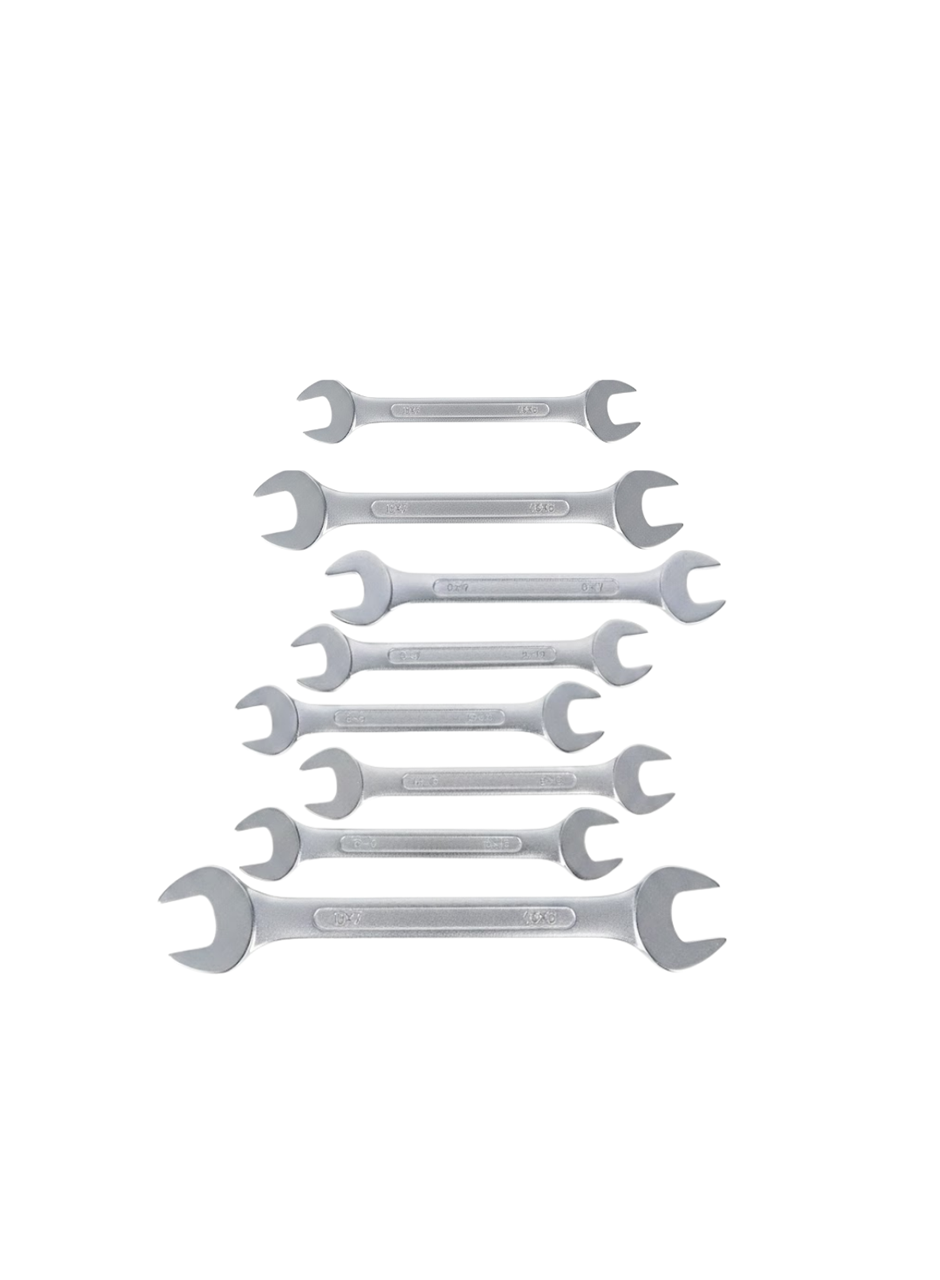 Açık Ağız Kombine Anahtar Seti 8 Ölçü Dayanıklı Yapı