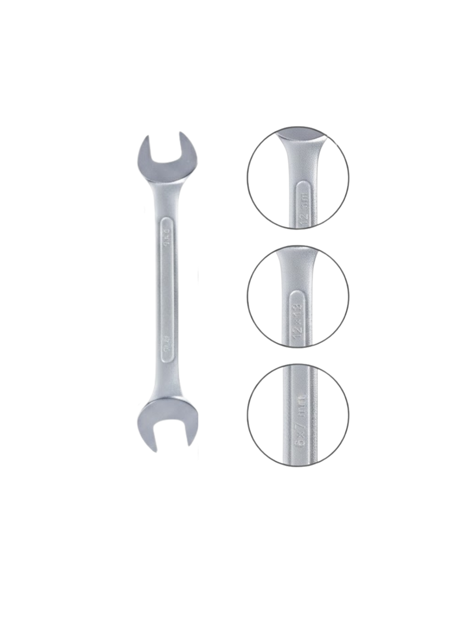 Kombine Açık Ağız Anahtar Seti 8 Parça Çok Amaçlı Kullanım