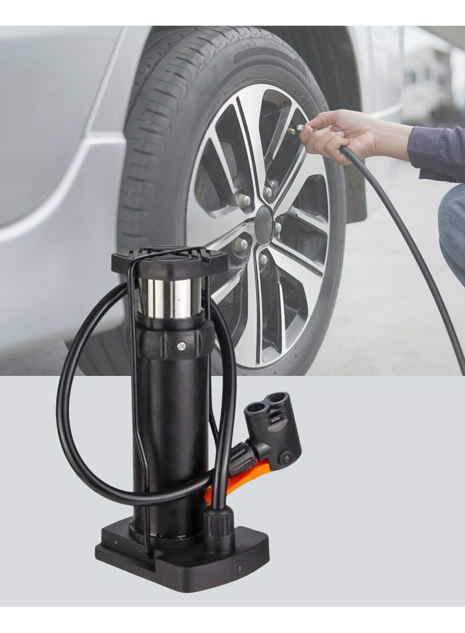 Ayak Pompası Otomobil Motosiklet Bisiklet Lastik Şişirme