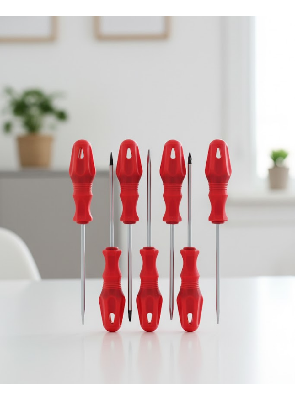 Çeşitli Vidalama İşleri İçin 7li Tornavida Takımı