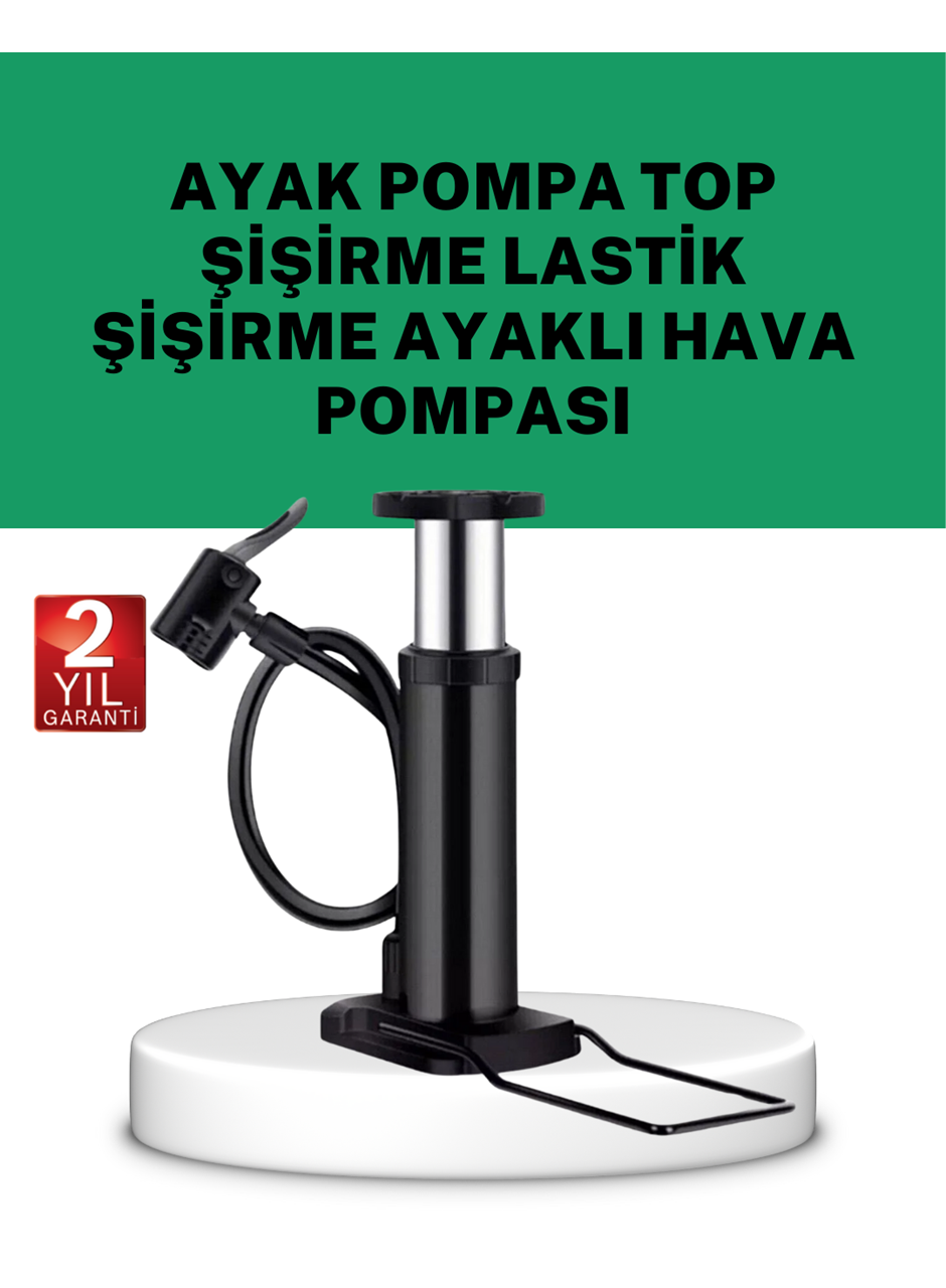 Çok Amaçlı Ayak Pompası Dayanıklı Pratik Hava Pompası