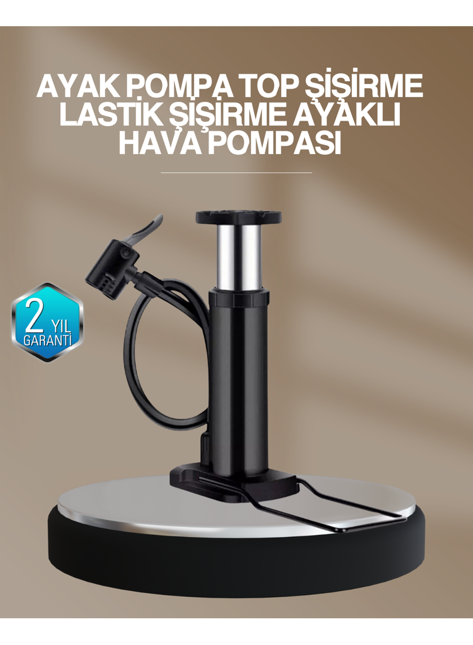 Extra Güçlü Ayak Pompası Otomobil Motosiklet Bisiklet Uyumlu
