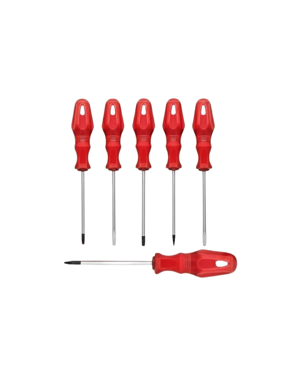 Düz ve Yıldız Başlıklı 7li Tornavida Seti Ergonomik Tutma