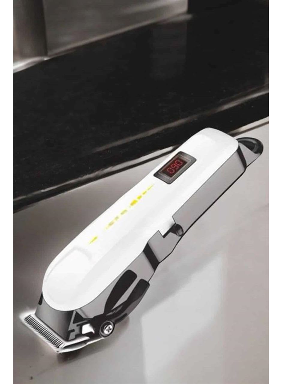 Tıraş Makinesi Profesyonel Saç Ve Sakal Kesme Milim Ayarlı Dijital Göstergeli