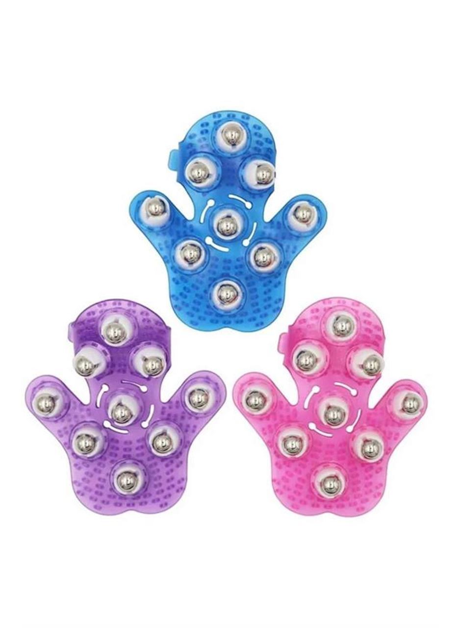 9 Bilyeli Masaj Eldiveni Giyilebilir Plastik Vücut Sıkılaştırıcı